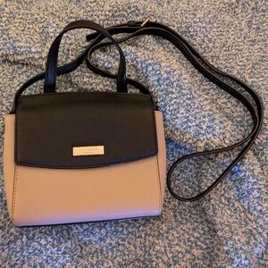 Kate Spade Black and Tan Laurel Way Mini Alisanne Crossbody Bag
